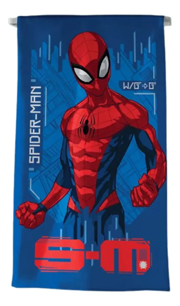 Toalha Banho Dohlër Felpudo Estampado Licenciado 70X115 Spiderman 03