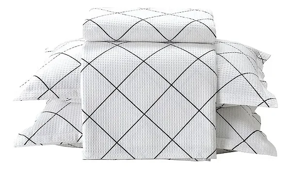 Kit Colcha Dohler Piquet Casal Estampado 3 Peças 220x250 100%Algodão Orion 01