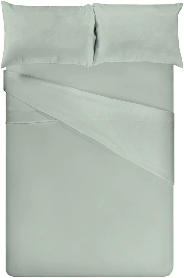 Jogo Cama Estamparia Premium Plus Solteiro Menta 3 Peças