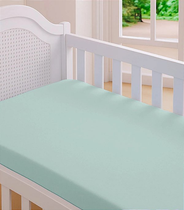 Lençol Sul Brasil Vivald Baby 130x70 Verde Sereno