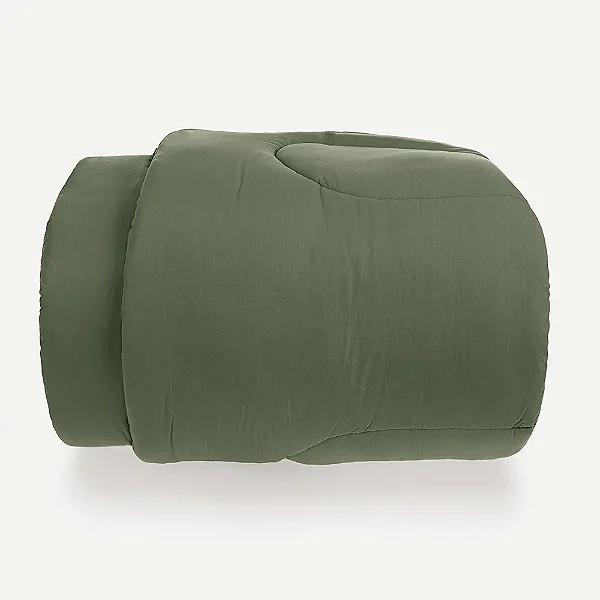 Edredom Karsten Tom 240x250 Queen Verde Campo 200 Fios