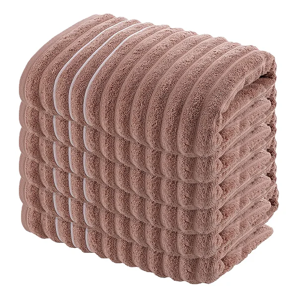 Toalha de Banho fatex Wave 70x140 Rosa Seco