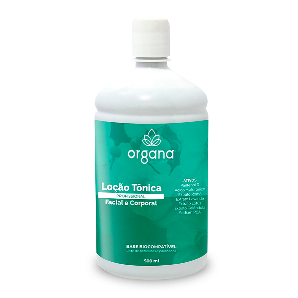 Loção Tônica Facial e Corporal Organa Profissional 500ml