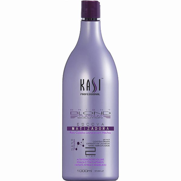 Redutor De Volume Platinium Solution - Bright Blond 1000ml Kasi Professional