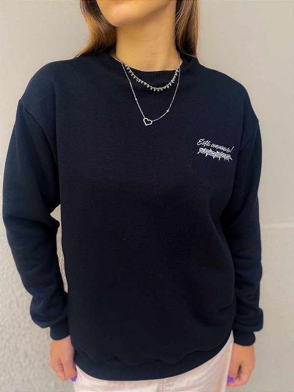 Casaco de moletom preto By Nick