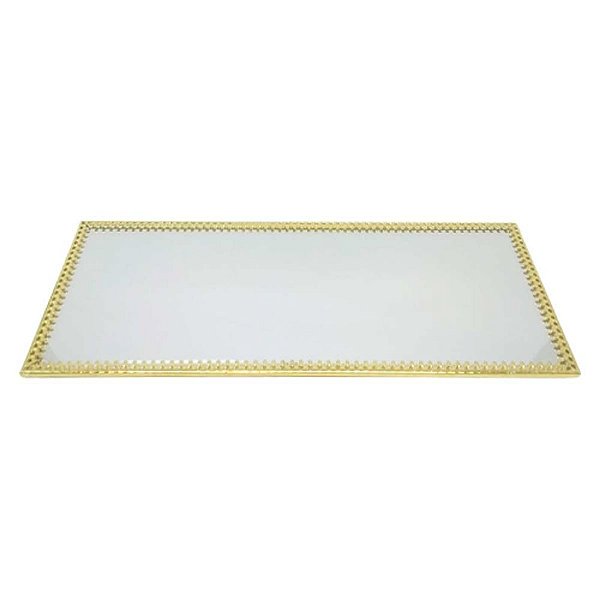 BANDEJA ESPELHADO DOURADO
