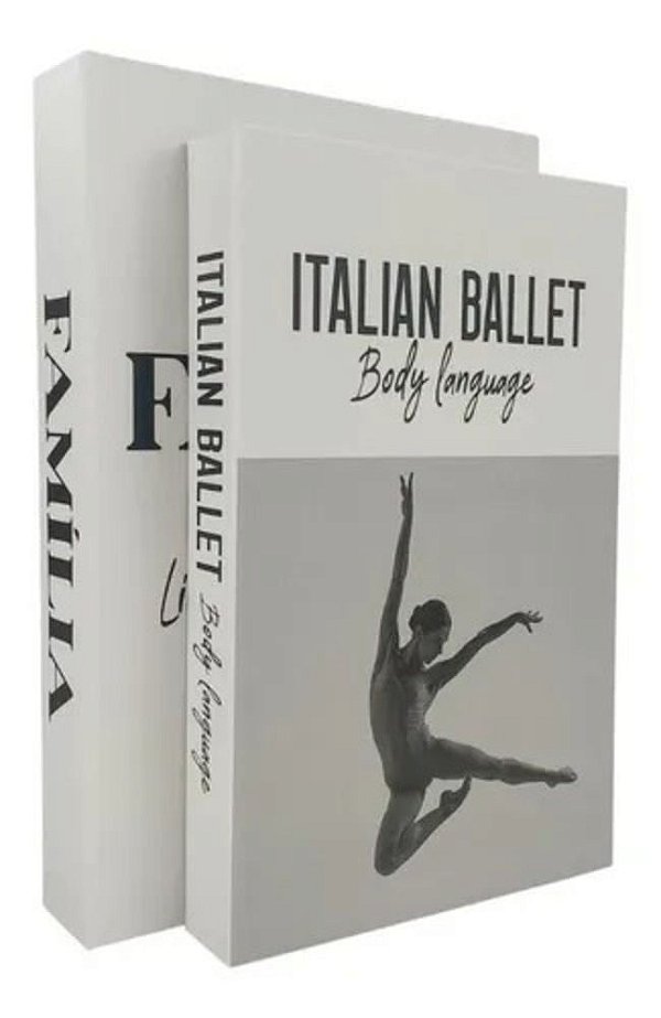 LIVRO CAIXA FAMÍLIA E BALET 2 PEÇAS