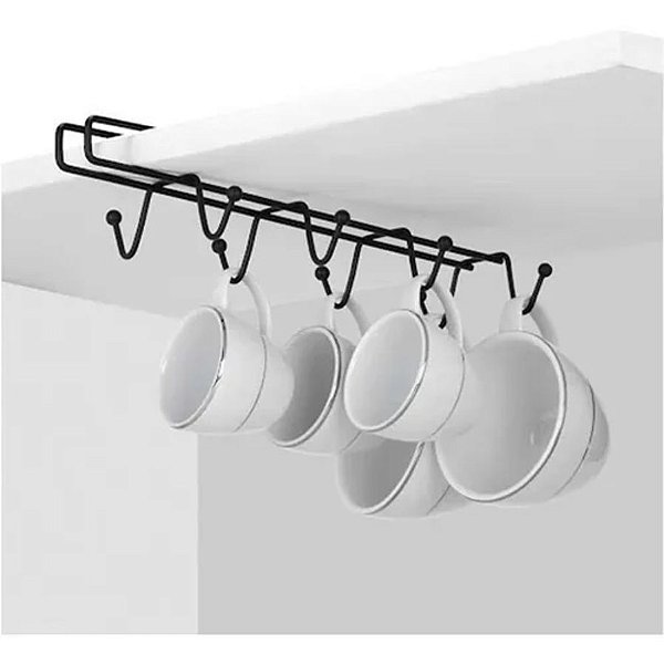 SUPORTE PARA  XÍCARAS DE PENDURAR BLACK
