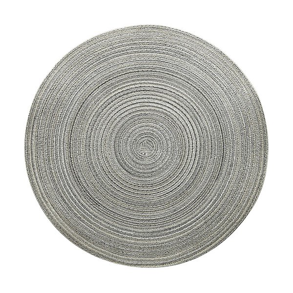 JOGO AMERICANO POLIÉSTER CINZA E AZUL