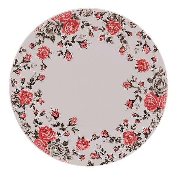 PRATO RASO DE PORCELANA PINK GARDEN