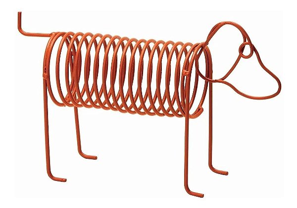 ESCULTURA CACHORRO EM METAL