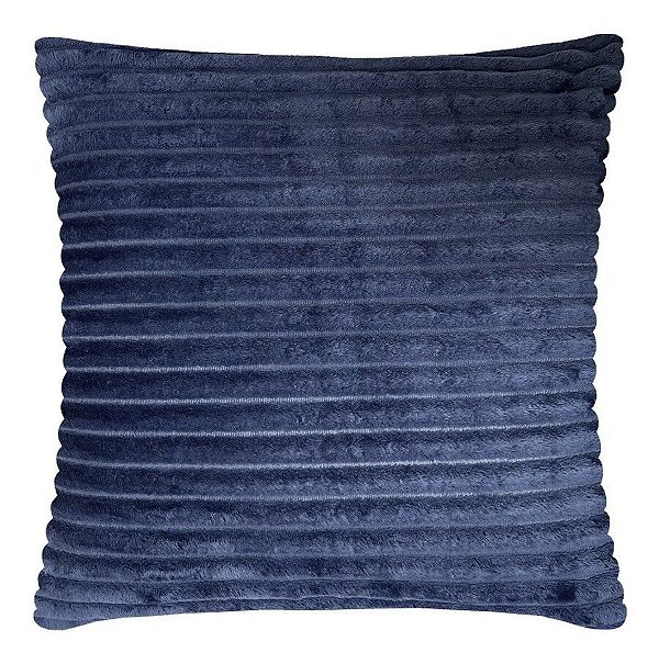 CAPA DE ALMOFADA FLANEL AZUL