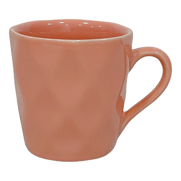 CANECA DE CERÂMICA DIAMOND SALMÃO 180ml