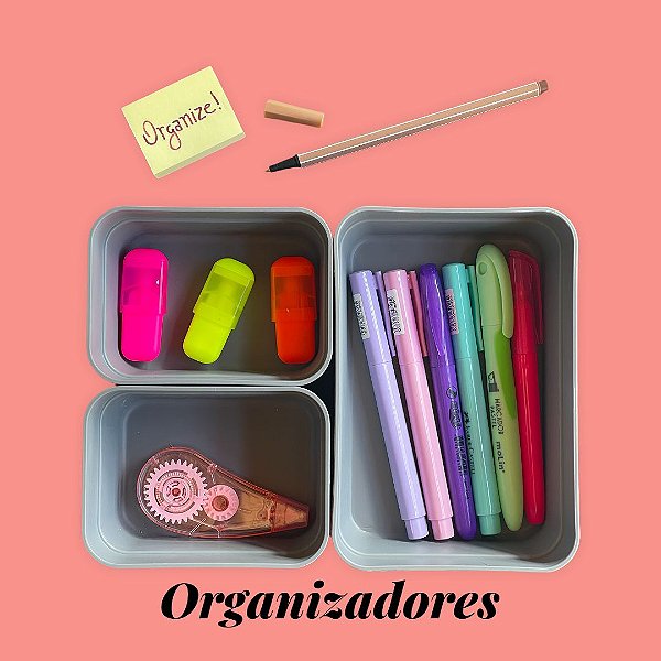 ORGANIZADOR DRAWER 3 PEÇAS MINI/P