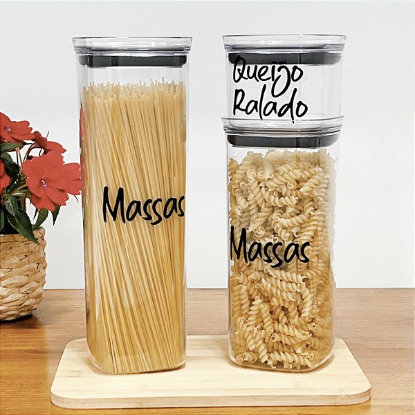 KIT POTES PERSONALIZADOS SEAL MASSAS 3 UN