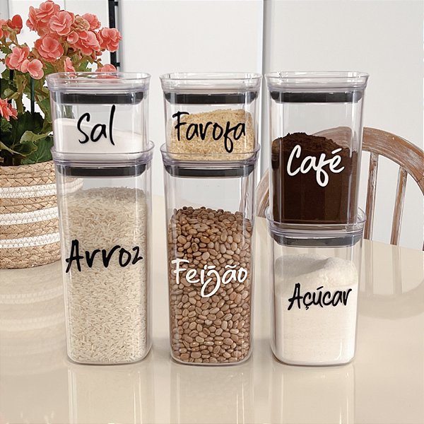 KIT POTES PERSONALIZADOS HERMÉTICO 6 UN SEAL