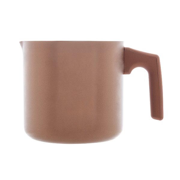 LEITEIRA DE ALUMINIO REVESTIDA EM CERÂMICA E CABO DE SILICONE COBRE12cm