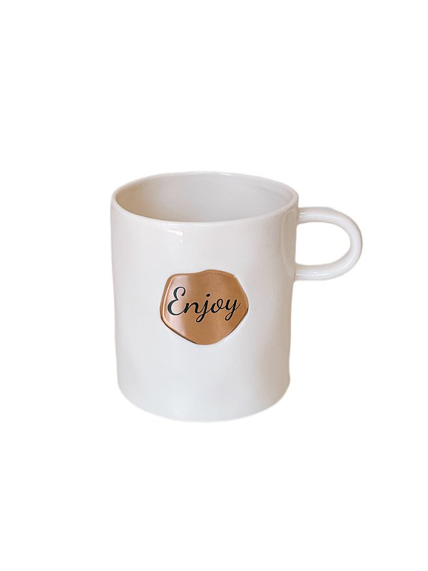 CANECA DE PORCELANA BRANCA