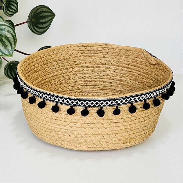 CESTA DE BARBANTE LAVANDA G