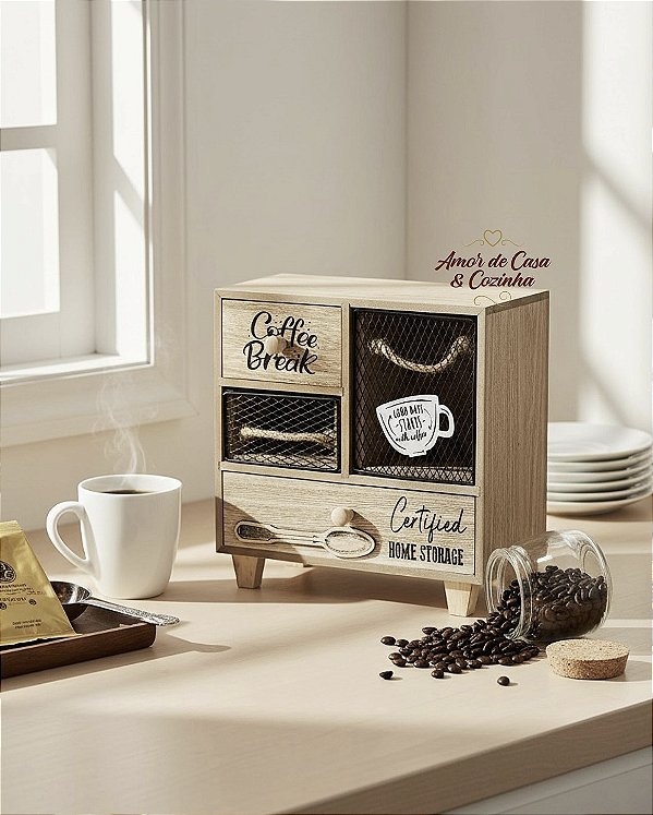 CAIXA DECORATIVA COFFEE BREAK LIMITED EDITION