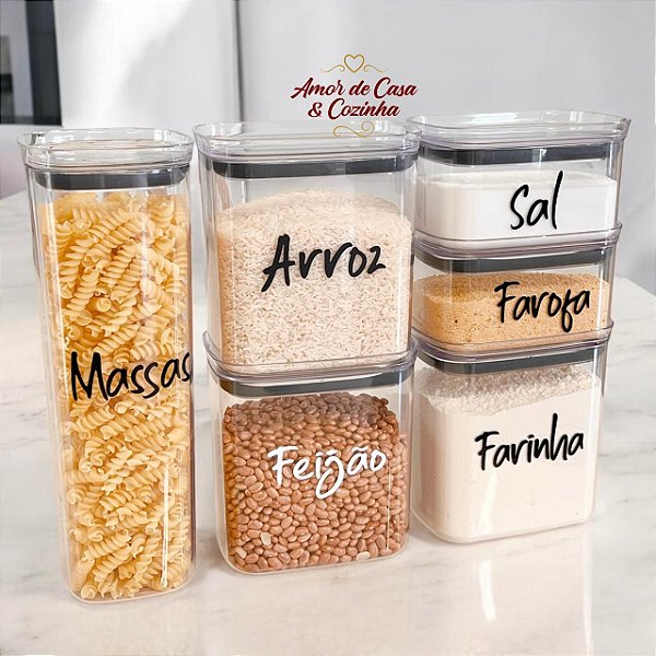 KIT POTES PERSONALIZADOS HERMÉTICOS SEAL 6 UN