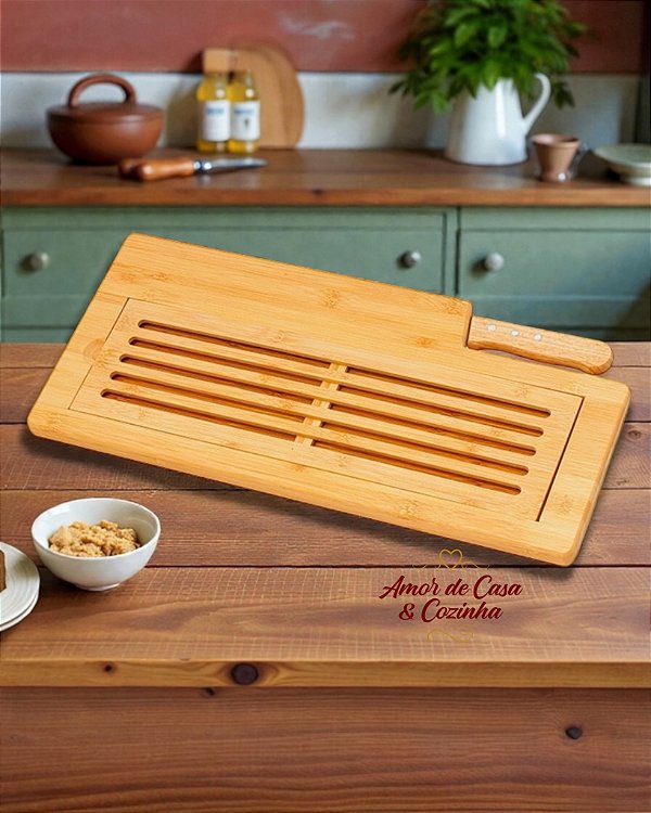 TÁBUA MIGALHEIRA PARA PÃES COM FACA
