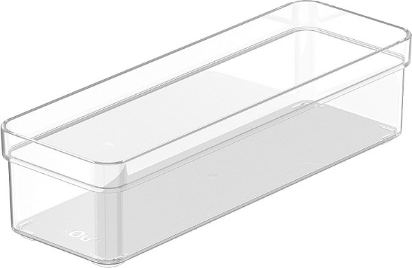 ORGANIZADOR DE GAVETAS CLEAR MULTIUSO  22,5X7,5CM