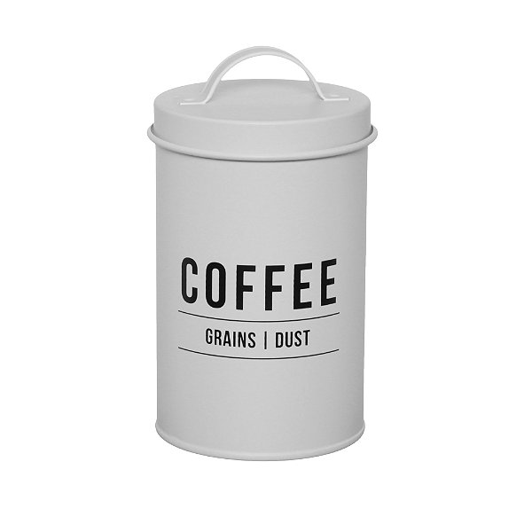 POTE PARA CAFÉ HATTAN GALVANIZADO BRANCO  1,2L