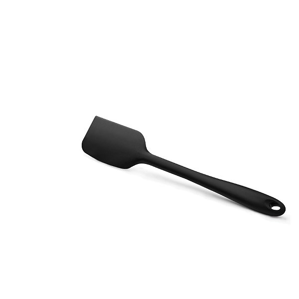 MEIA ESPÁTULA DE SILICONE PRETA