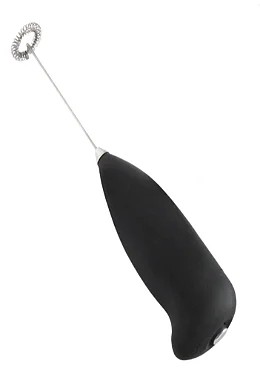 MIXER MANUAL PRETO 19,8CM
