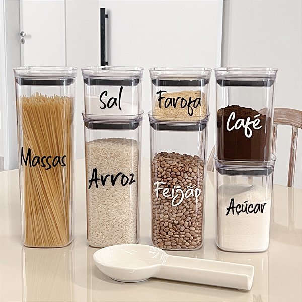KIT POTES PERSONALIZADOS HERMÉTICO 7 UN SEAL