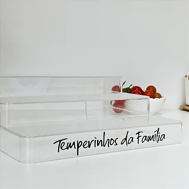 RACK MULTINÍVEL TEMPERINHOS DA FAMÍLIA CLEAR