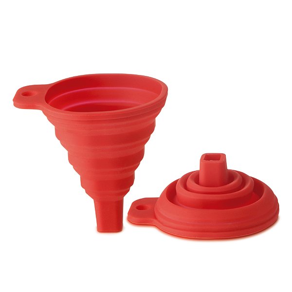 FUNIL DE SILICONE RETRÁTIL 13CM
