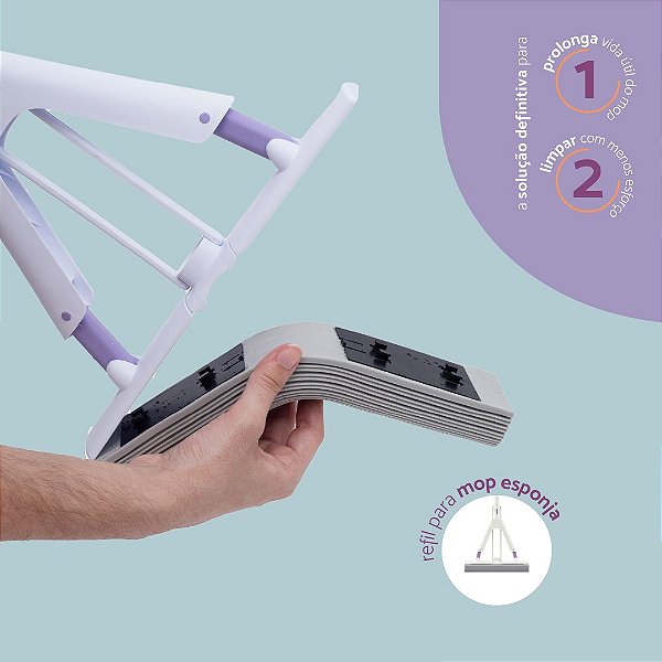 REFIL MOP DE ALTA ABSORÇÃO SEM ESFORÇO