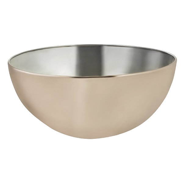 SALADEIRA BOWL DE INOX BRONZE 28CM