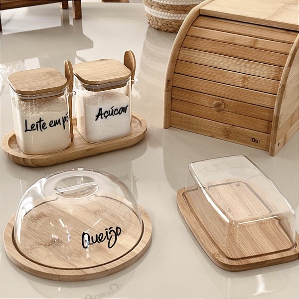 KIT MESA POSTA BAMBU ESCOLHA PERSONALIZAÇÃO 6 PEÇAS 08