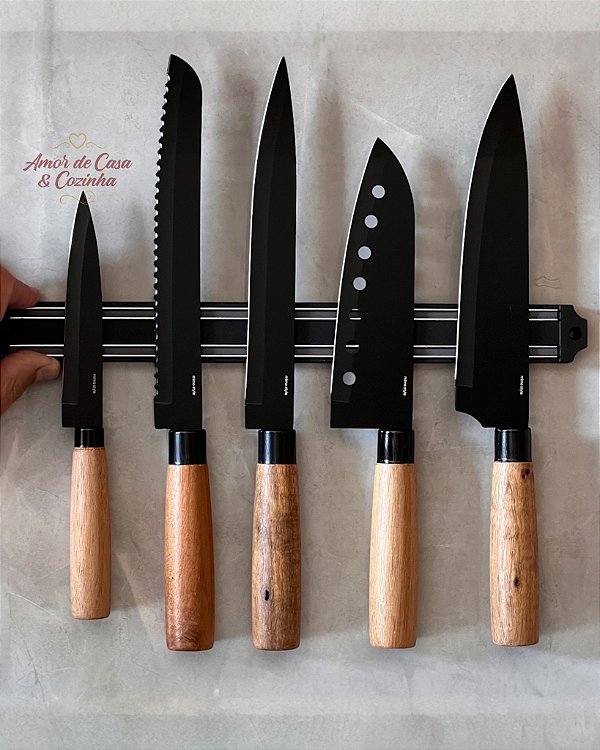 BARRA MAGNÉTICA PARA FACAS ACÁCIA 33 CM