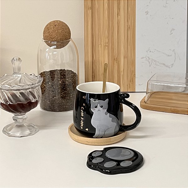 CANECA DE CERÂMICA NEW LIFE 2 GATO