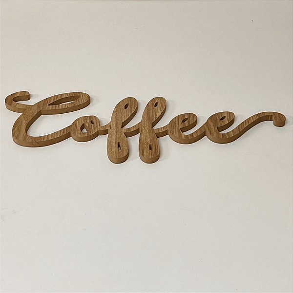 LETRAS DECORATIVAS MADEIRA COFFEE