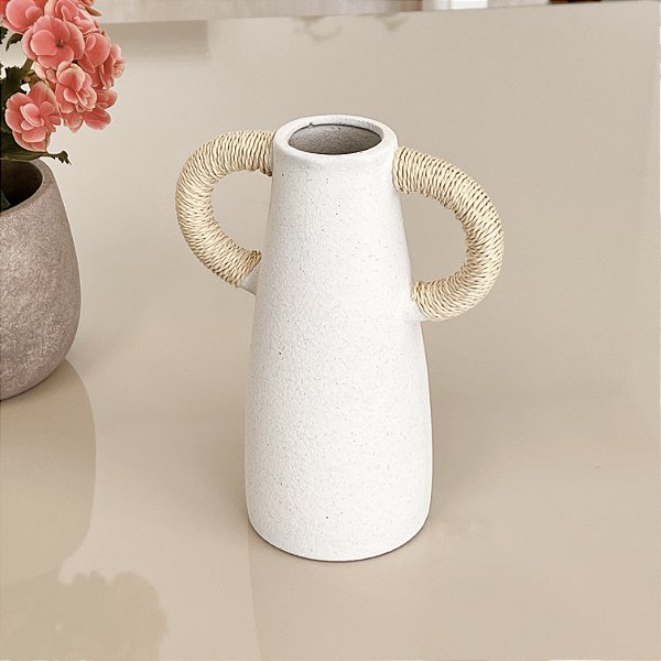 VASO DECORATIVO MIKONO CILINDRO 22CM