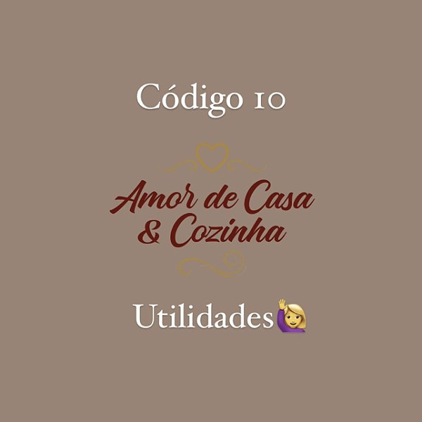 CÓDIGO 10 OUTLET UTILIDADES
