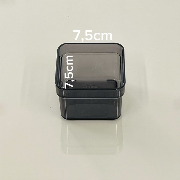 ORGANIZADOR DE GAVETAS 7,5X7,5CM CLEAR FUME