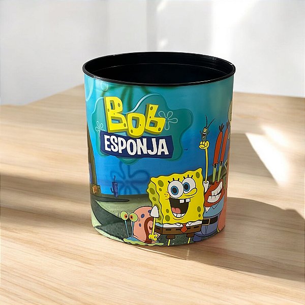 KIT BALDE E MANTA BOB ESPONJA