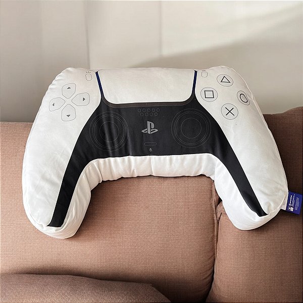 ALMOFADA FORMATO CONTROLE PLAYSTATION