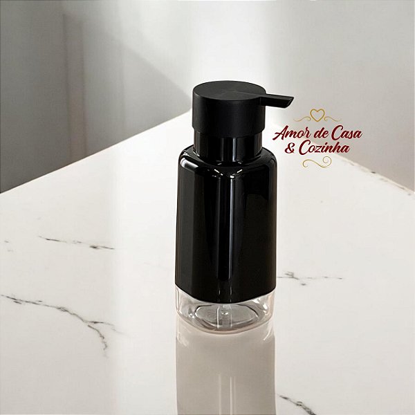 DISPENSER DE DETERGENTE PIA TRIUM 500ML PRETO