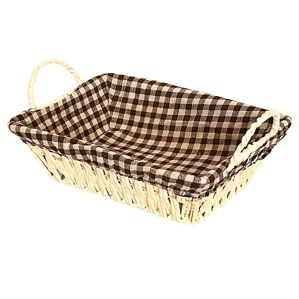 CESTA PARA PÃES ARAMADA DE ALGODÃO E CELULOSE