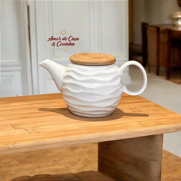 JARRA DE PORCELANA E BAMBU GRANFINE PEQUENA