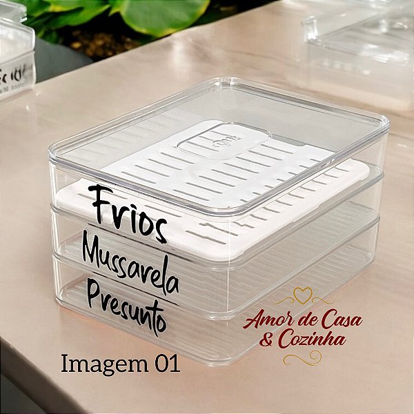PORTA FRIOS CLEAR TRIPLO 1 BASE
