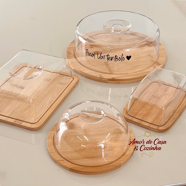 KIT MESA POSTA BAMBU 4 PEÇAS