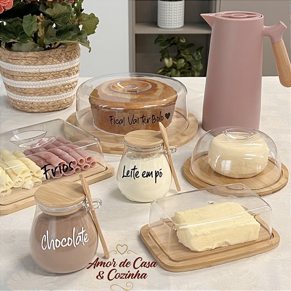 KIT MESA POSTA BAMBU ESCOLHA GARRAFA